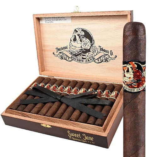 Sweet Jane Corona by Deadwood (5" x 46) Box of 24 Sweet Jane Corona by Deadwood Cigars