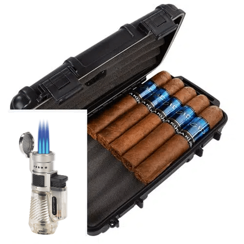 Acid Kuba Kuba 5 Cigar Humidor Combo Lighter