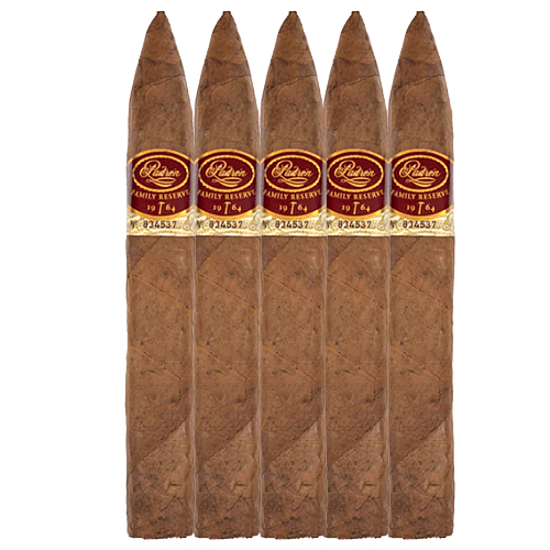Five premium padron 44 cigars in a row