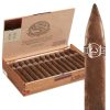 Open Box of Padron 6000 Maduro Cigars with a zoomed in image of the Padron 6000 Maduro cigar standing Vertical.