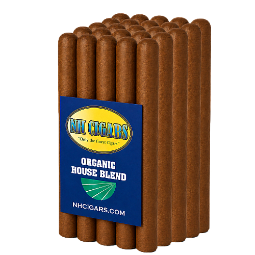 Pack of organic cigars with label