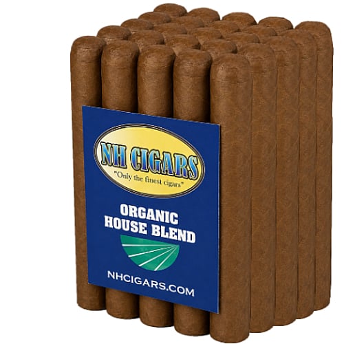Stack of organic house blend cigars