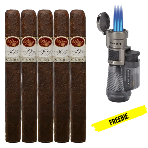 Padron 50th Cigars 5 Pack Lighter