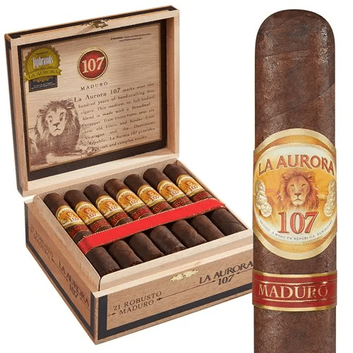 La Aurora 107 Maduro Cigars For Sale