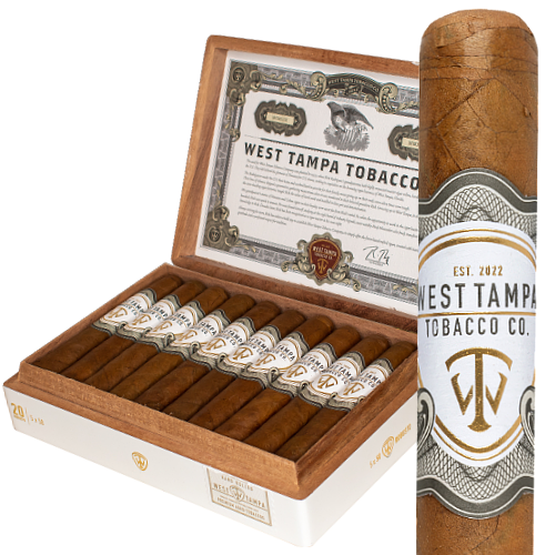 West Tampa White Robusto (5" x 50) Box of 20