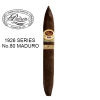 Padron 1926 80th Maduro Single Cigar Image Standing upright, with official Padron logo, with the name and size in text