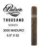 Padron 3000 Maduro Single Cigar Image Standing upright, with official Padron logo, with the name and size in text