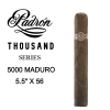 Padron 5000 Maduro Single Cigar Image Standing upright, with official Padron logo, with the name and size in text