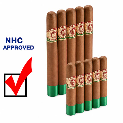 Fuente Cigars with approval checkmark symbol