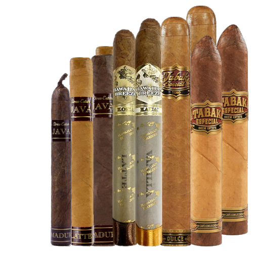 a row of cigars