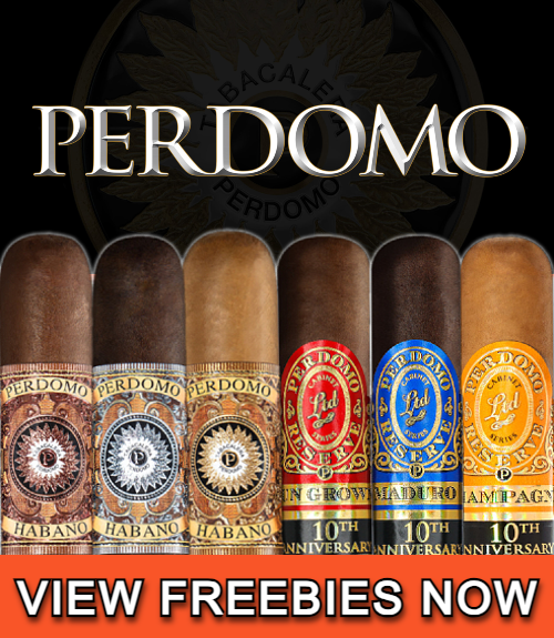 Perdomo Promotion Cellphone Image Linking to Perdomo Cigar Items