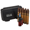travel humidor, 5tabak con leche cigars, lighter