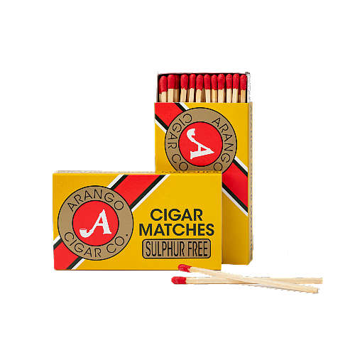 2 boxes of long cigar matches that are 4" long