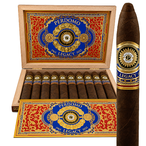Perdomo Legacy Maduro Gran Belicoso (6" x 60) Box of 10 Perdomo Legacy Maduro Gran Belicoso Cigars