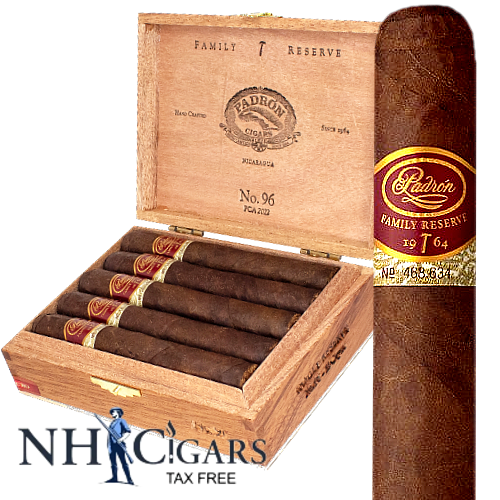 Luxury cigars in elegant wooden box