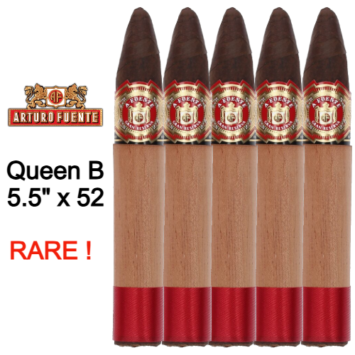 Arturo Fuente Queen B Sun Grown (5.5"×52) 5 Pack