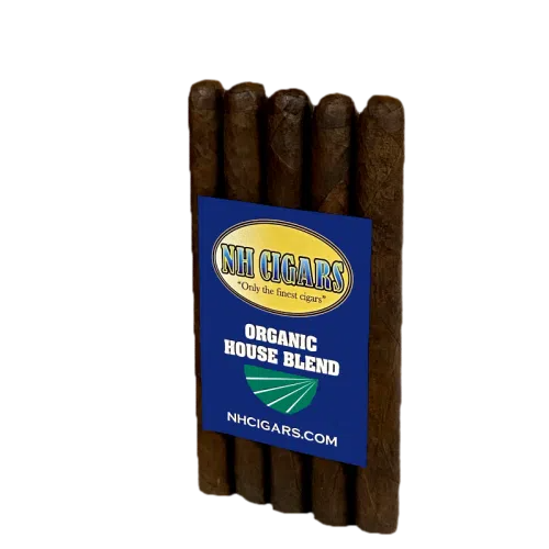 Organic House Blend Maduro Churchill (7" x 48) 5 Pack organic cigars house blend maduro churchill