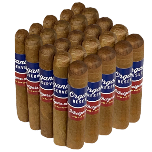 Stack of cigars with labels