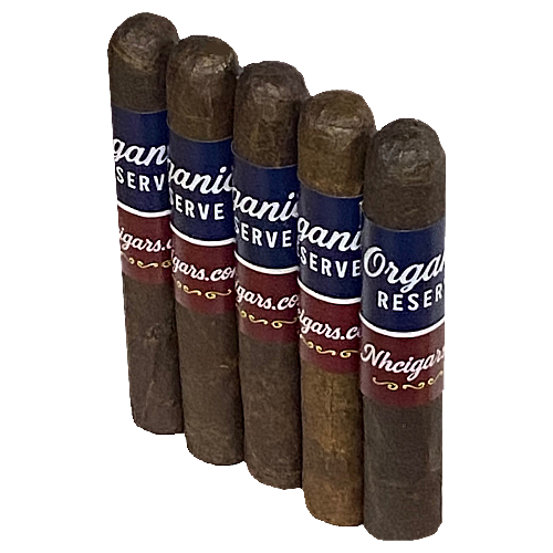 Five cigars in a row.