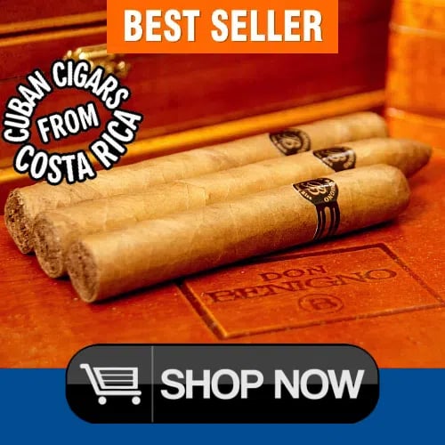 Cuban cigars on sale, best seller banner