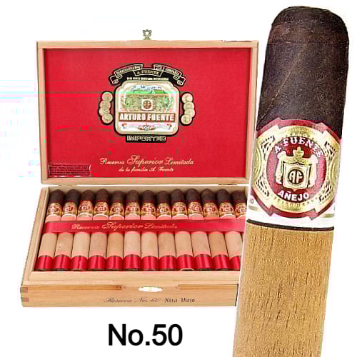 Arturo Fuente Añejo No. 50 (5.25 x 50) Box of 25