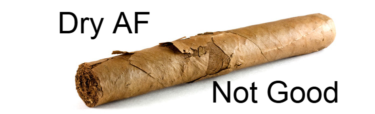 Dry cigar