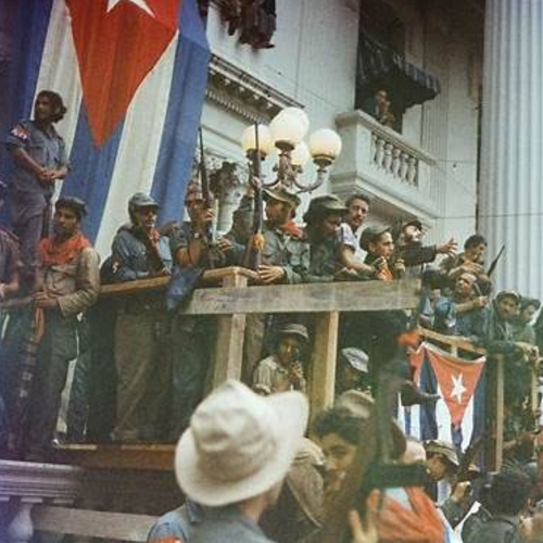 The Story of Cigars NH Cigars Cuban revolutionaries celebrating on stage