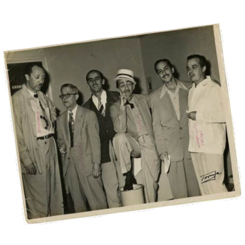 The Story of Cigars NH Cigars Group of men during the cuban exile.