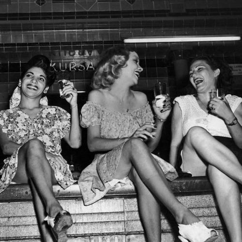 The Story of Cigars NH Cigars ladies at the bar in cuba before revoluion