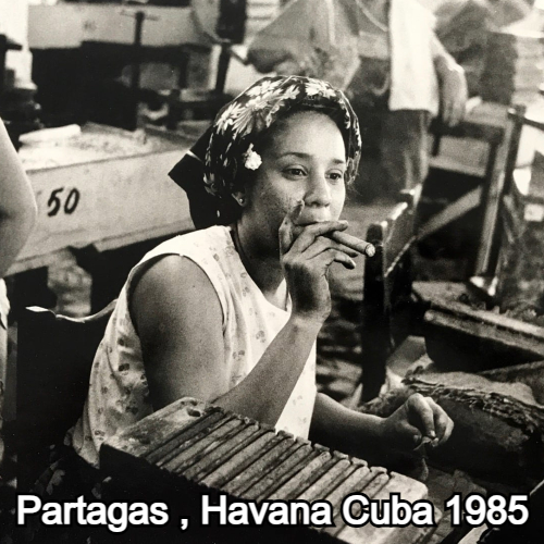 The Story of Cigars NH Cigars partagas cuban cigar factory worker 1985