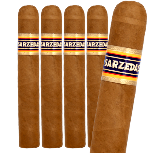 Five Sarzedas cigars in a row.