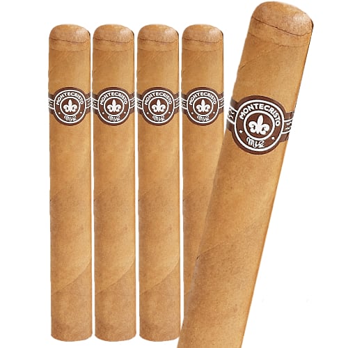 Five Montecristo No. 3 cigars.