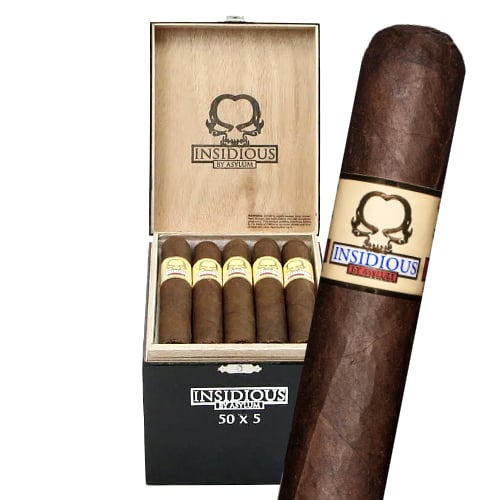 Cigar box with Insidious cigars 