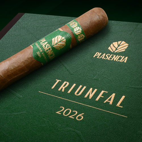 Cigar on green book cover.