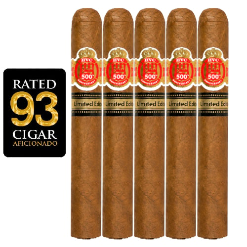 5 HVC 500th Anniversary Selectos Cigars