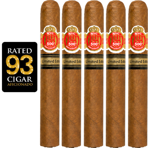 5 Cigars HVC 500th Anniversary Tesoros