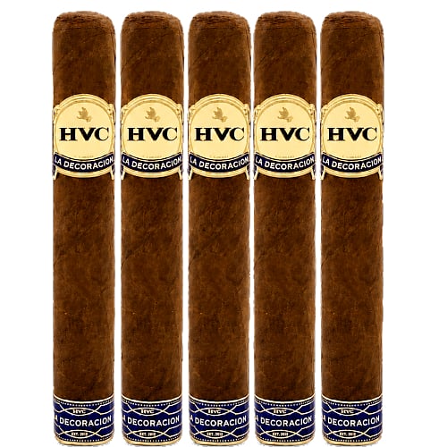5 HVC La Decoracion Grandote cigars