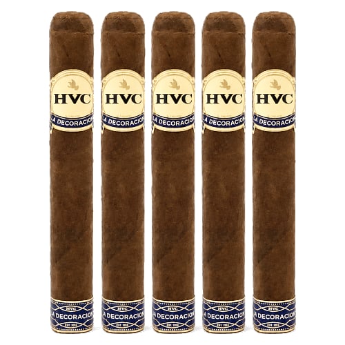 5 HVC La Decoracion Toro cigars