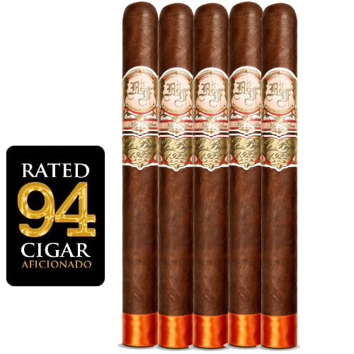 Five premium cigars with rating