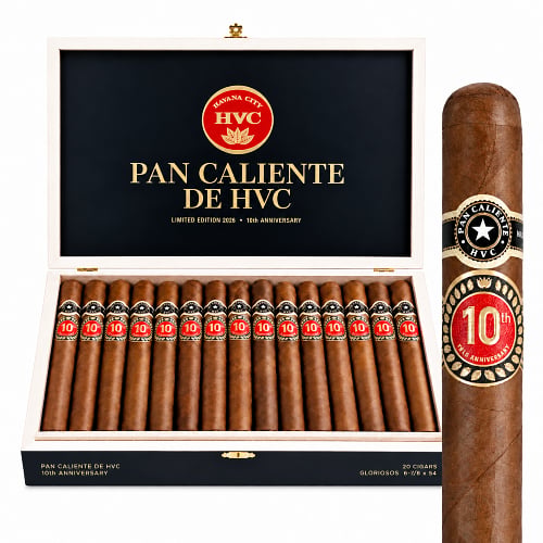 hvc pan caliente 10th anniversary cigars