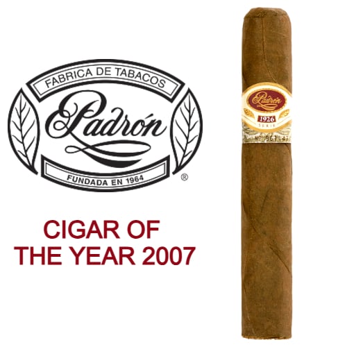 padron 1926 9 natural cigar with padron logo