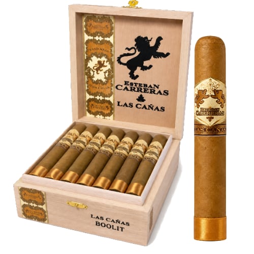 Cigar box with premium cigars inside