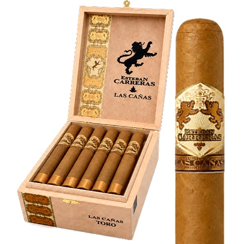 Esteban Carreras Las Cañas Connecticut BOOLIT cigar 4.75 x 46