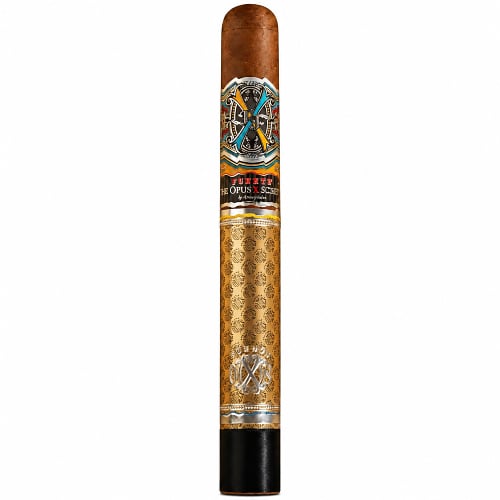 Fuente Opus X Society Gold & Bullet (6.75"×50) Box of 12 Fuente Opus X Society Gold Bullet Cigar