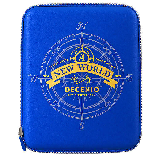 AJ Fernandez New World Decenio Travel Case - 5 Cigars AJ Fernandez New World Decenio Outside of Case