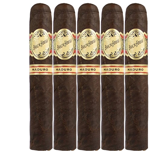 5 Brick House Commodore Maduro Cigars