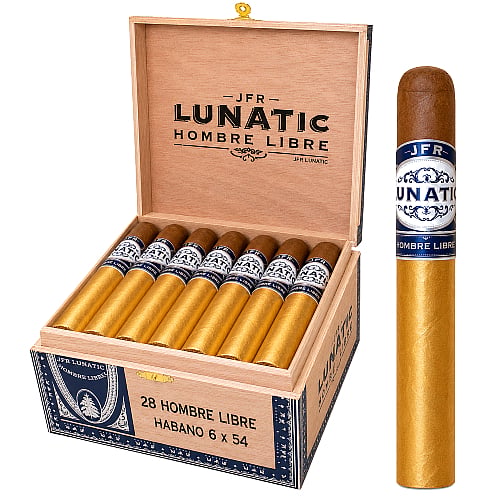 JFR Lunatic Habano Hombre Libre (6" x 54) Box of 28 JFR Lunatic Hombre Libre Cigars