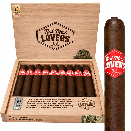 dunbarton red meat lovers open cigar box