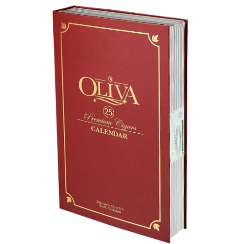 Oliva Cigar Advent Calendar 2025 Red book-shaped cigar advent calendar